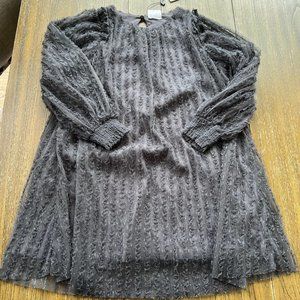 NEW WITH TICKETS Girls Zara Gray Lace Dress Size 7